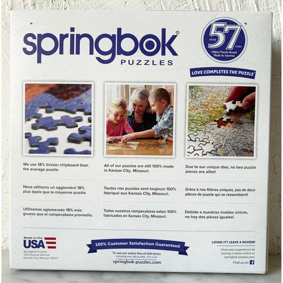 Whiskey and Scotch Springbok Puzzle 1000 Piece COMPLETE Dewar's-Jameson-Old Dad - Picture 8 of 8